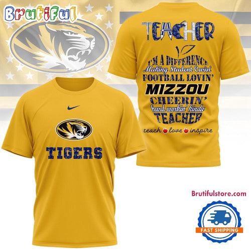 Missouri Tigers Teacher Pride Unisex 3D Shirt