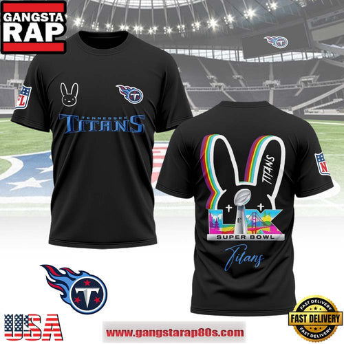 Tennessee Titans x Bad Bunny Super Bowl LX 2026 All Over Print Shirt