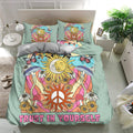 Hippie 4PCS Bedding Set - Expressive Color Bedding Collection