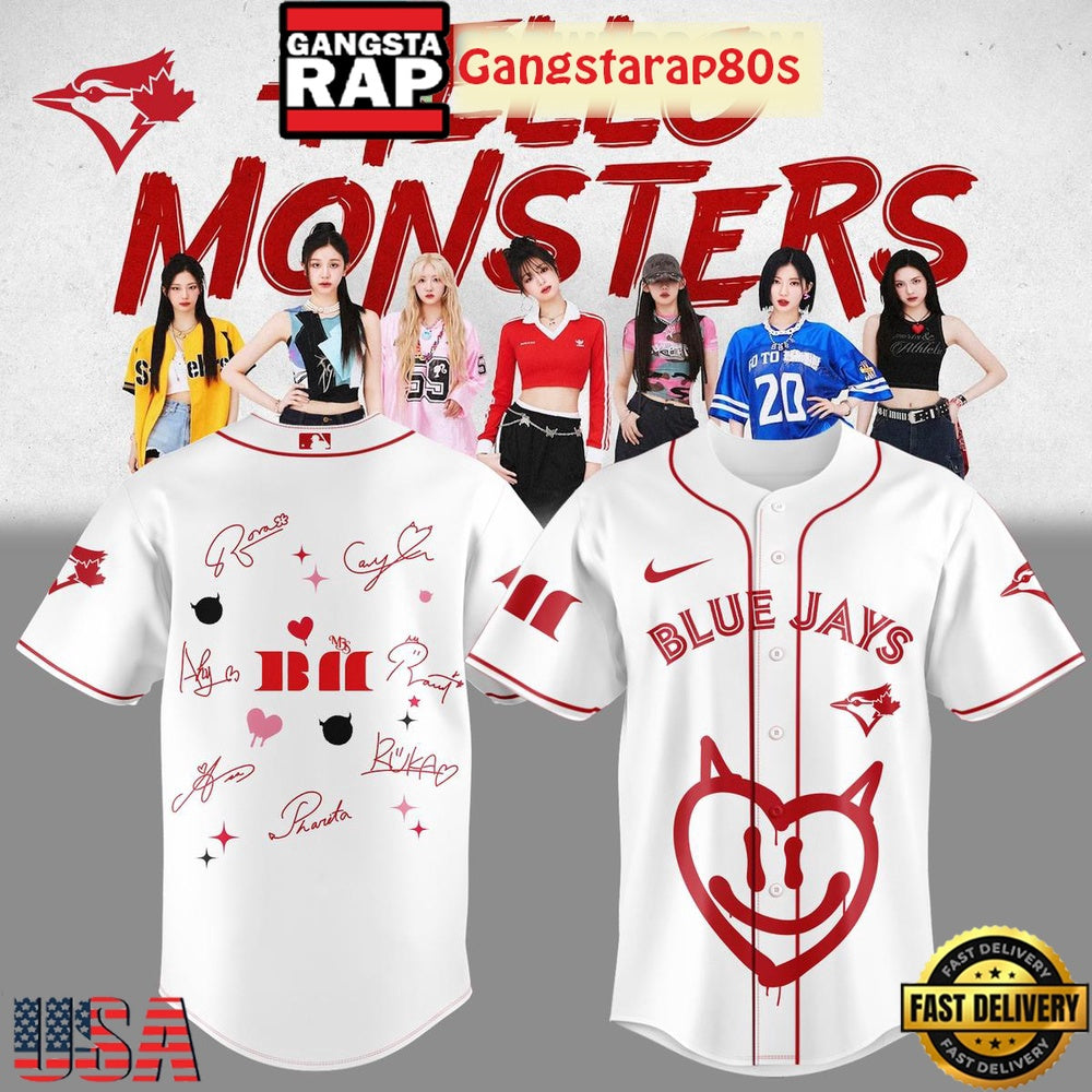 MLB All Team x Babymonster Tour 2025 Baseball Jersey Shirt