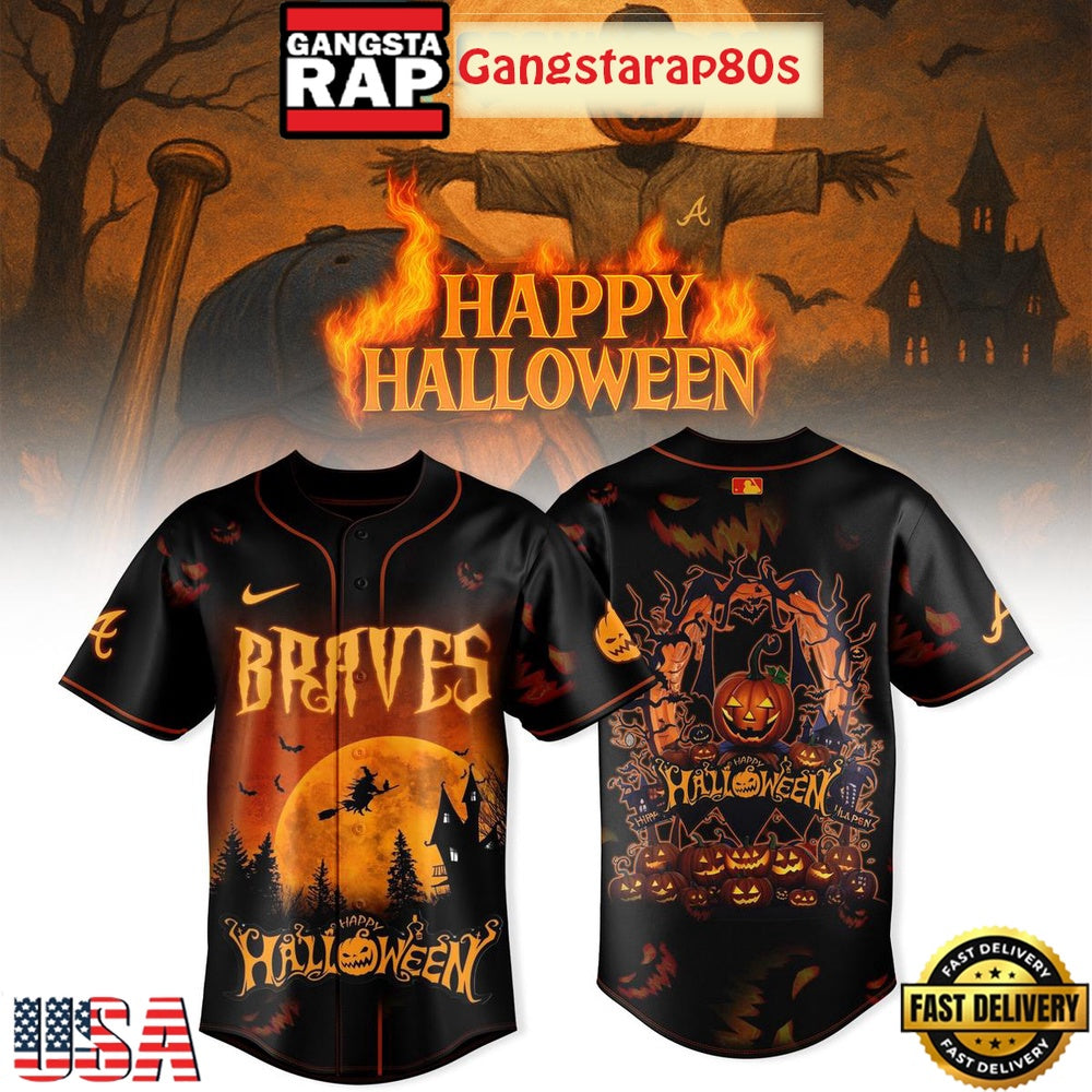 MLB All Team x Happy Halloween 2025 Baseball Jersey Shirt