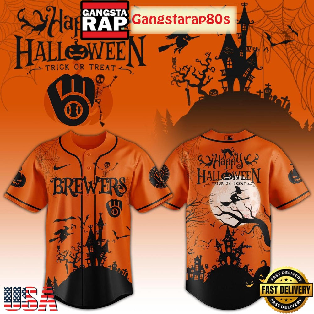 MLB All Team x Happy Halloween Trick Or Treat 2025 Baseball Jersey