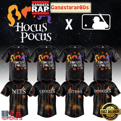 MLB All Team x Hocus Pocus 2025 Baseball Jersey Shirt