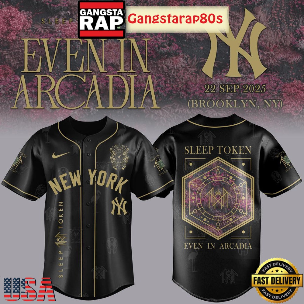 MLB All Teams x Sleep Token Even In Arcadia Tour 2025 Special Baseball Jersey