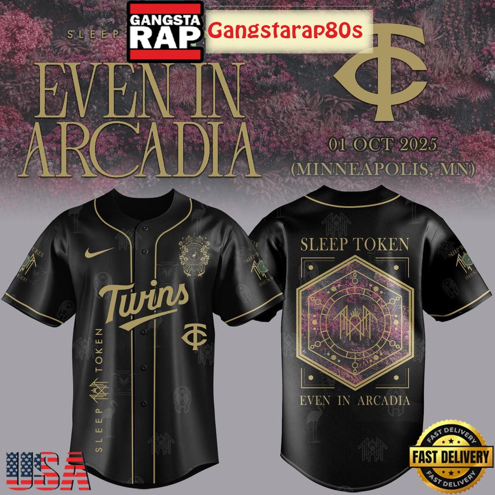 MLB All Teams x Sleep Token Even In Arcadia Tour 2025 Special Baseball Jersey