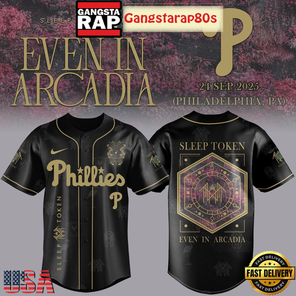 MLB All Teams x Sleep Token Even In Arcadia Tour 2025 Special Baseball Jersey