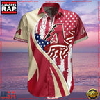 MLB Americana Paisley St. Louis Cardinals Aloha Shirts