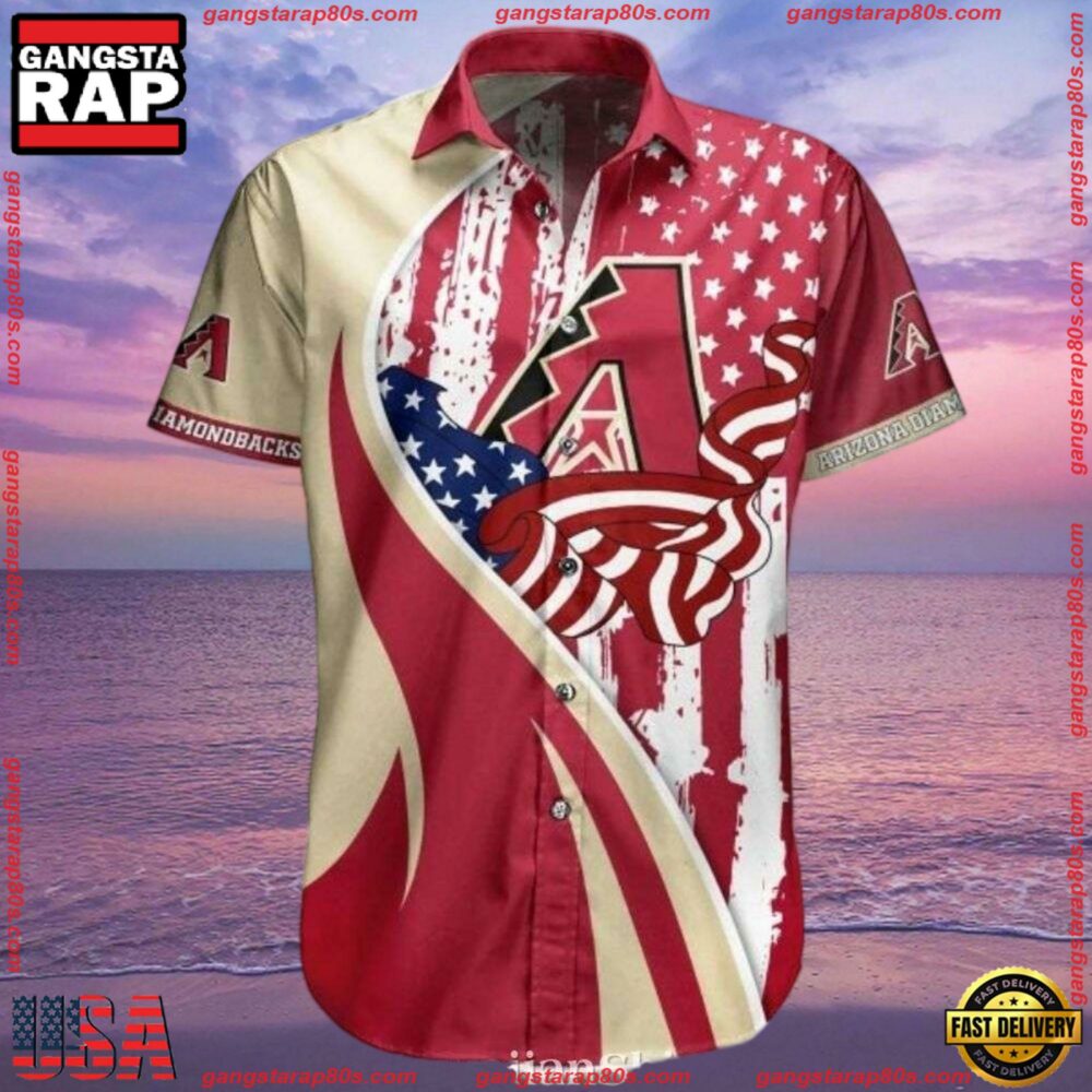 MLB Americana Paisley St. Louis Cardinals Aloha Shirts