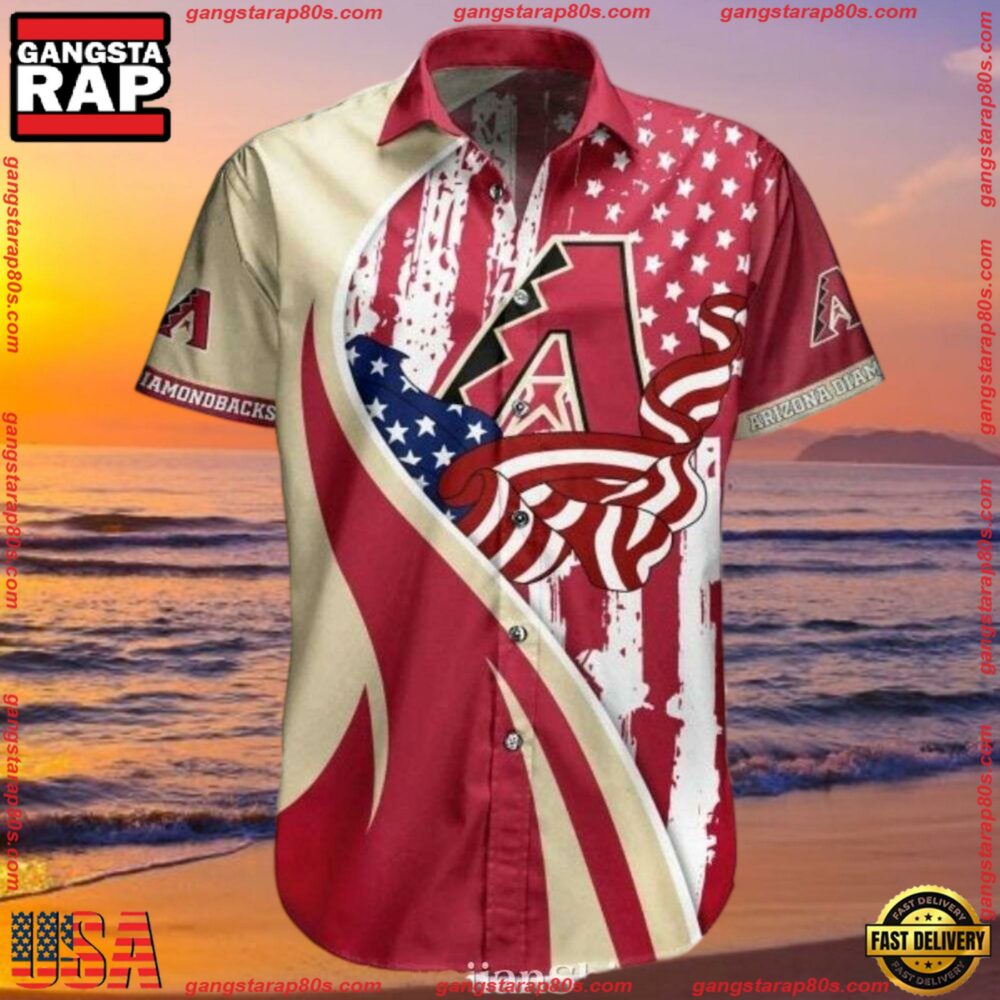 MLB Americana Paisley St. Louis Cardinals Aloha Shirts