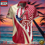 MLB Americana Paisley St. Louis Cardinals Aloha Shirts