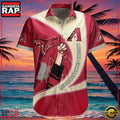 MLB Arizona Diamondbacks Cartoon Fanfare Hawaiian Shirts