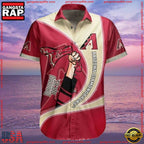 MLB Arizona Diamondbacks Cartoon Fanfare Hawaiian Shirts
