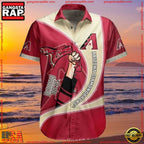 MLB Arizona Diamondbacks Cartoon Fanfare Hawaiian Shirts