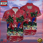 MLB Arizona Diamondbacks Exotic Birds And Foliage Tropical Hawaiian Shirts