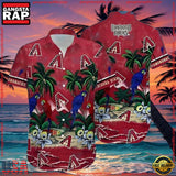 MLB Arizona Diamondbacks Exotic Birds And Foliage Tropical Hawaiian Shirts