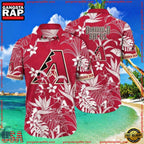 MLB Arizona Diamondbacks Hibiscus Harmony Hawaiian Shirts