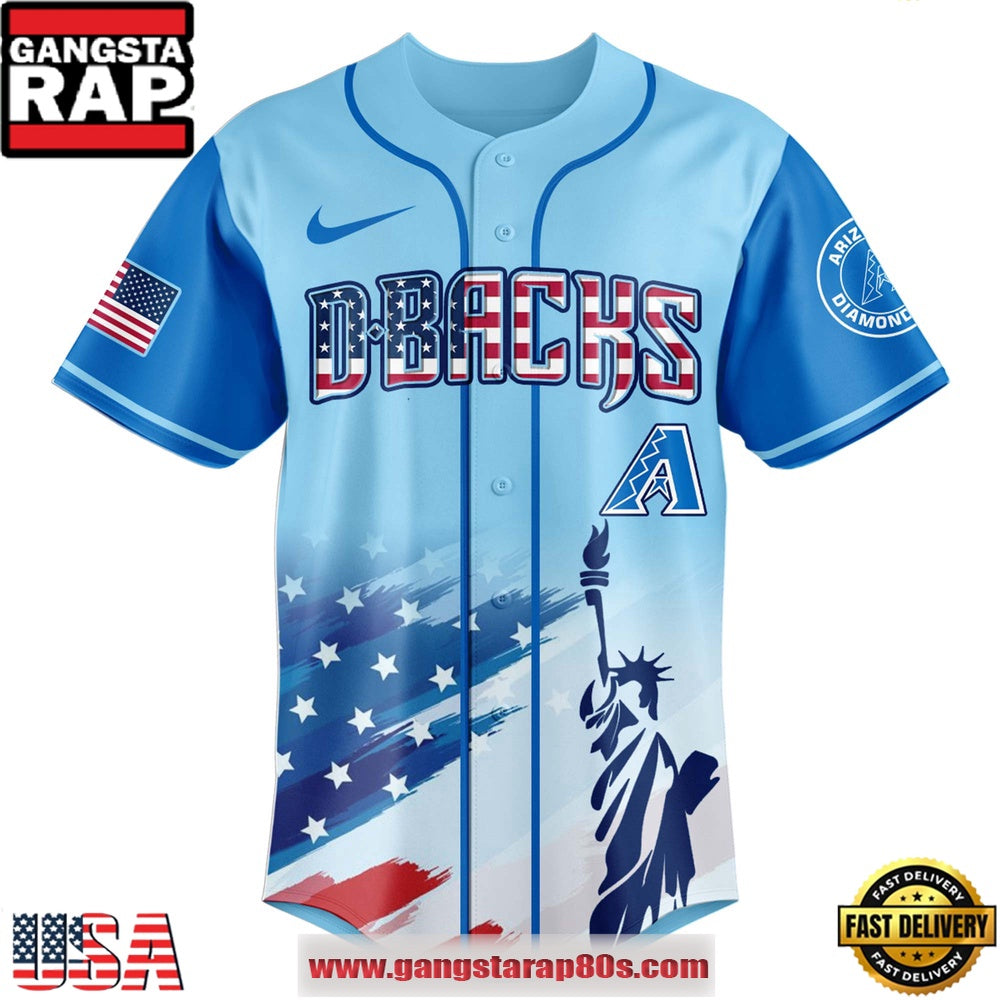 MLB Arizona Diamondbacks X Independence Day Special Edition Baseball Jersey