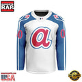 MLB Custom Atlanta Braves Special Hockey Jersey Shirt