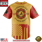 MLB Atlanta Braves x Firefighter Appreciation Night Special Edition Baseball Jerseys