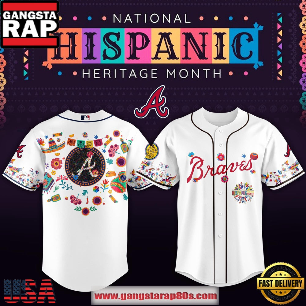 MLB Atlanta Braves X Hispanic Heritage Special Edition Baseball Jersey