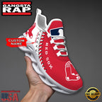 MLB Boston Red Sox Unique Design Custom Name Max Soul Shoes Running Sneakers