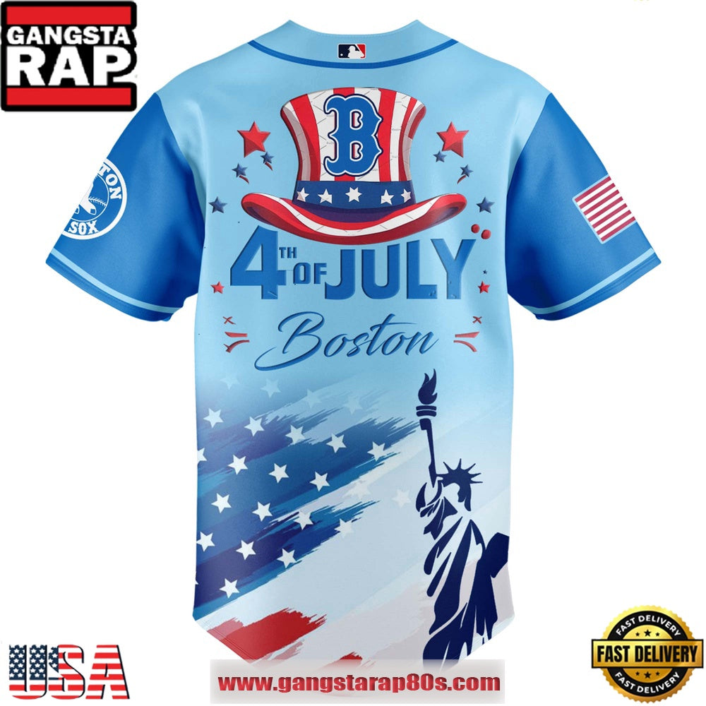 MLB Boston Red Sox X Independence Day Special Edition Baseball Jersey