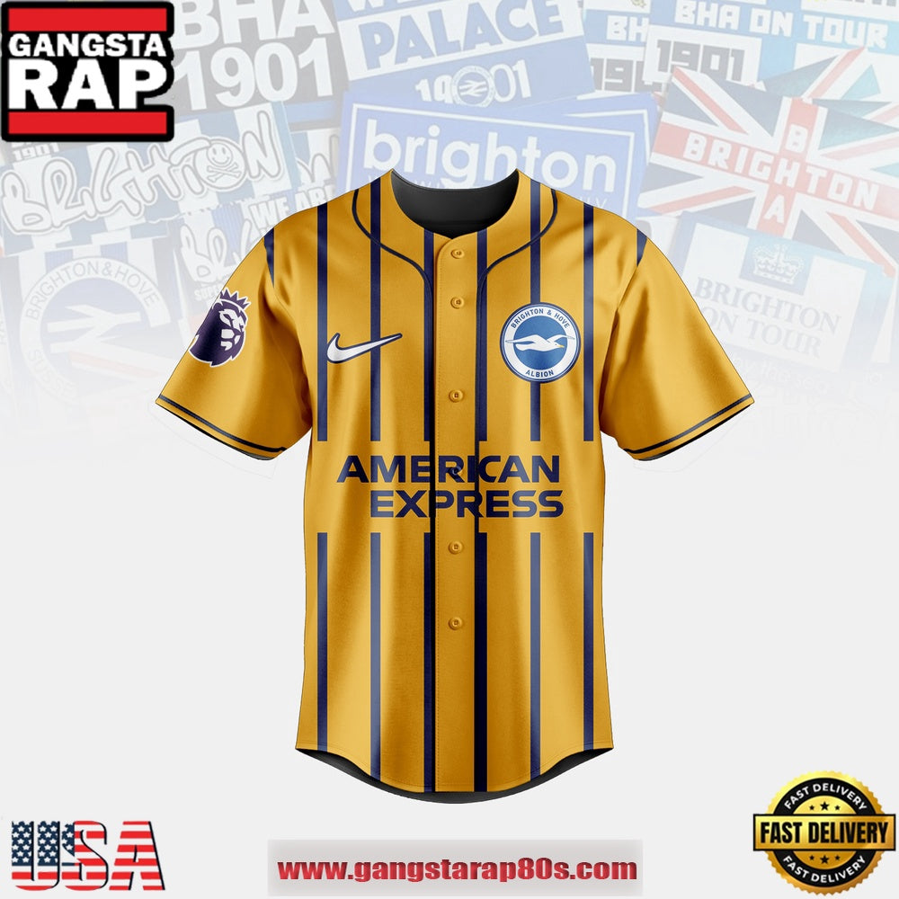 MLB Brighton & Hove Albion F.C. Special Edition Baseball Jersey