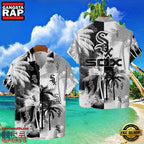 MLB Chicago White Sox Tropical Palm Trees Aloha Hawaiian Shirt
