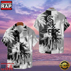 MLB Chicago White Sox Tropical Palm Trees Aloha Hawaiian Shirt