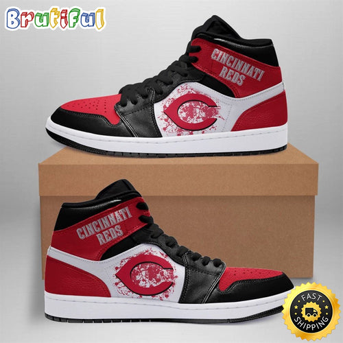 MLB Cincinnati Reds Air Jordan 1 High Sneakers Legendary Air Jordan Footwear