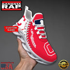 MLB Cleveland Indians Unique Design Custom Name Max Soul Shoes Running Sneakers