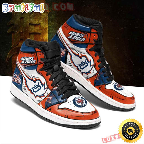 MLB Detroit Tigers Air Jordan 1 High Sneakers Timeless Jordan 1 Kicks