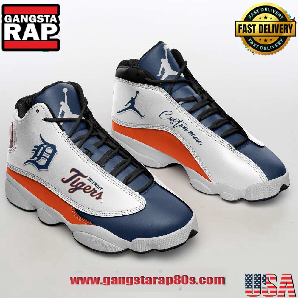 MLB Detroit Tigers Air Jordan 13 Sneakers Shoes