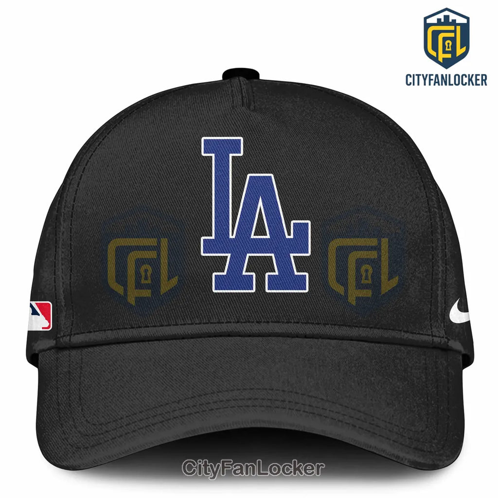 MLB Dodgers Black Built For The Night Custom Jersey