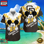 MLB Funny Mickey Haters Gonna Hate San Diego Padres Aloha Hawaiian Shirt