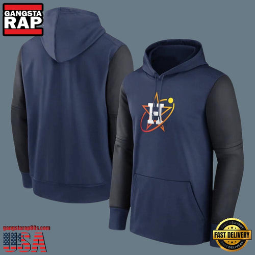 MLB Gear Houston Astros Pullover All Over Print Hoodie Blue