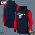 MLB Gear Washington Nationals Pullover New Design Hoodie Shirt