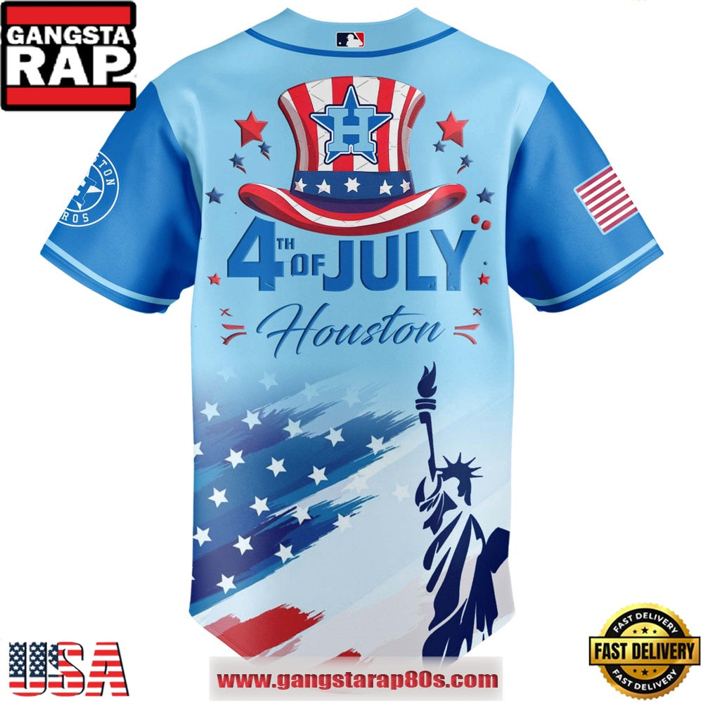 MLB Houston Astros X Independence Day Special Edition Baseball Jerseys