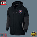 MLB Jersey Houston Astros Zip UP New Design Hoodie Shirt Black