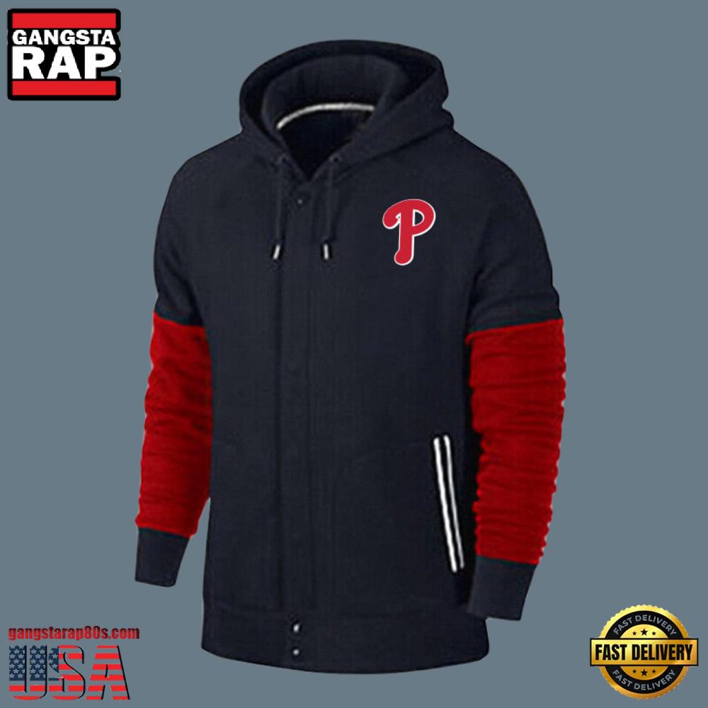 MLB Jersey Philadelphia Phillies Zip UP New Design Hoodie Shirt