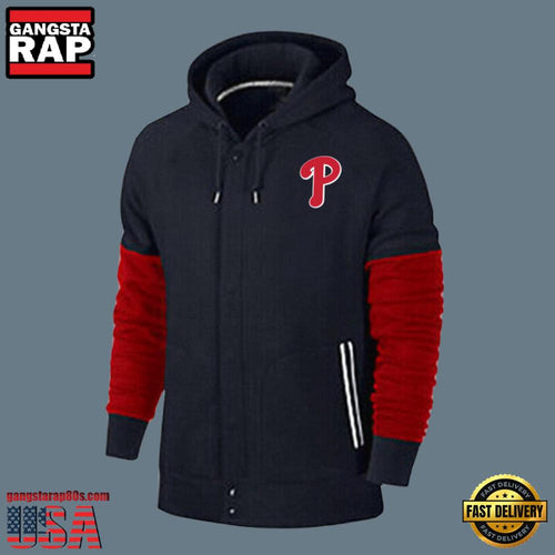 MLB Jersey Philadelphia Phillies Zip UP New Design Hoodie Shirt