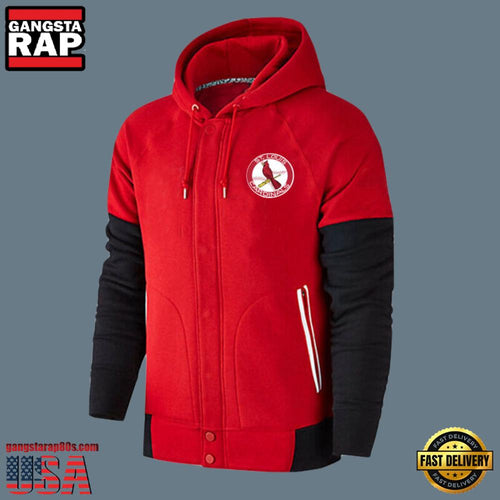 MLB Jersey St Louis Cardinals Zip UP New Design Hoodie Shirt Red
