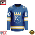MLB Custom Kansas City Royals Special Hockey Jersey Shirt