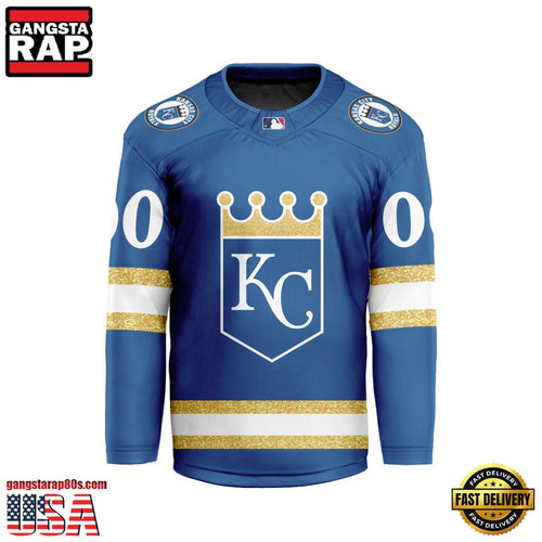 MLB Custom Kansas City Royals Special Hockey Jersey Shirt