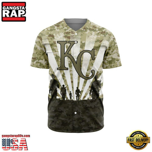 MLB Kansas City Royals Veterans New Design Baseball Jersey