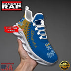 MLB Kansas City Royals Unique Design Custom Name Max Soul Shoes Running Sneakers
