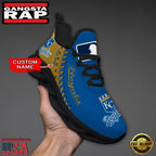 MLB Kansas City Royals Unique Design Custom Name Max Soul Shoes Running Sneakers