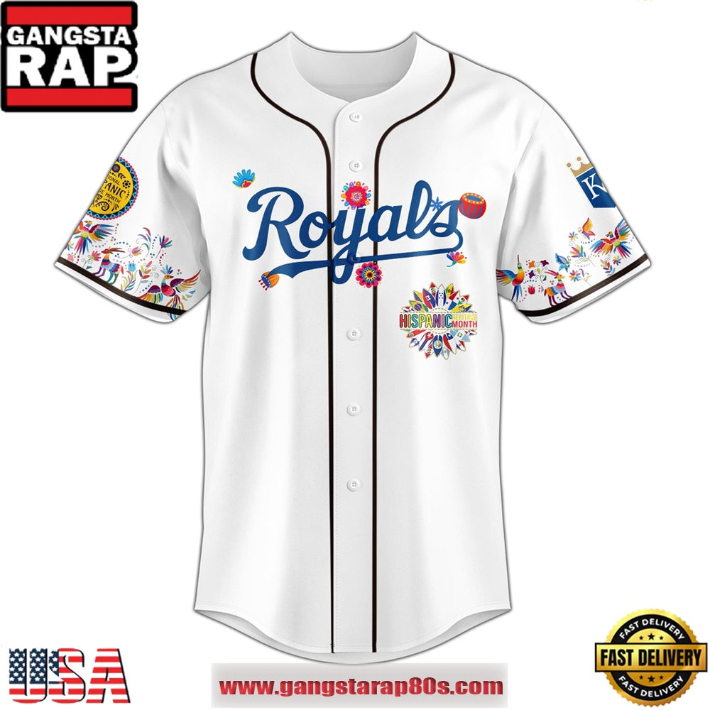 MLB Kansas City Royals X Hispanic Heritage Special Edition Baseball Jersey