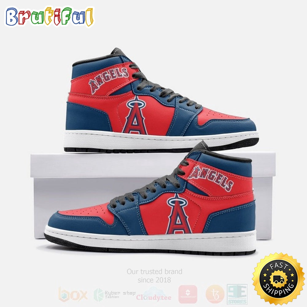 MLB Los Angeles Angels Air Jordan 1 High Sneakers Timeless Jordan 1 Kicks