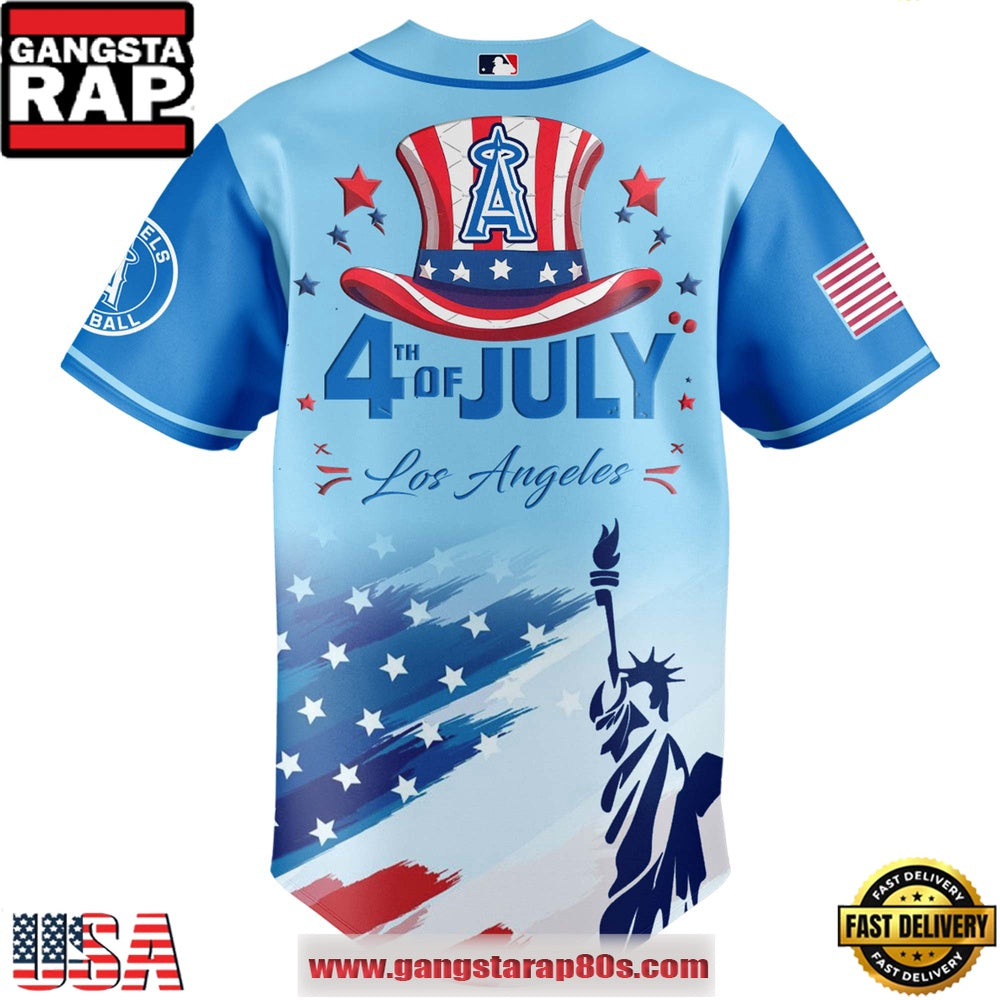 MLB Los Angeles Angels X Independence Day Special Edition Baseball Jerseys